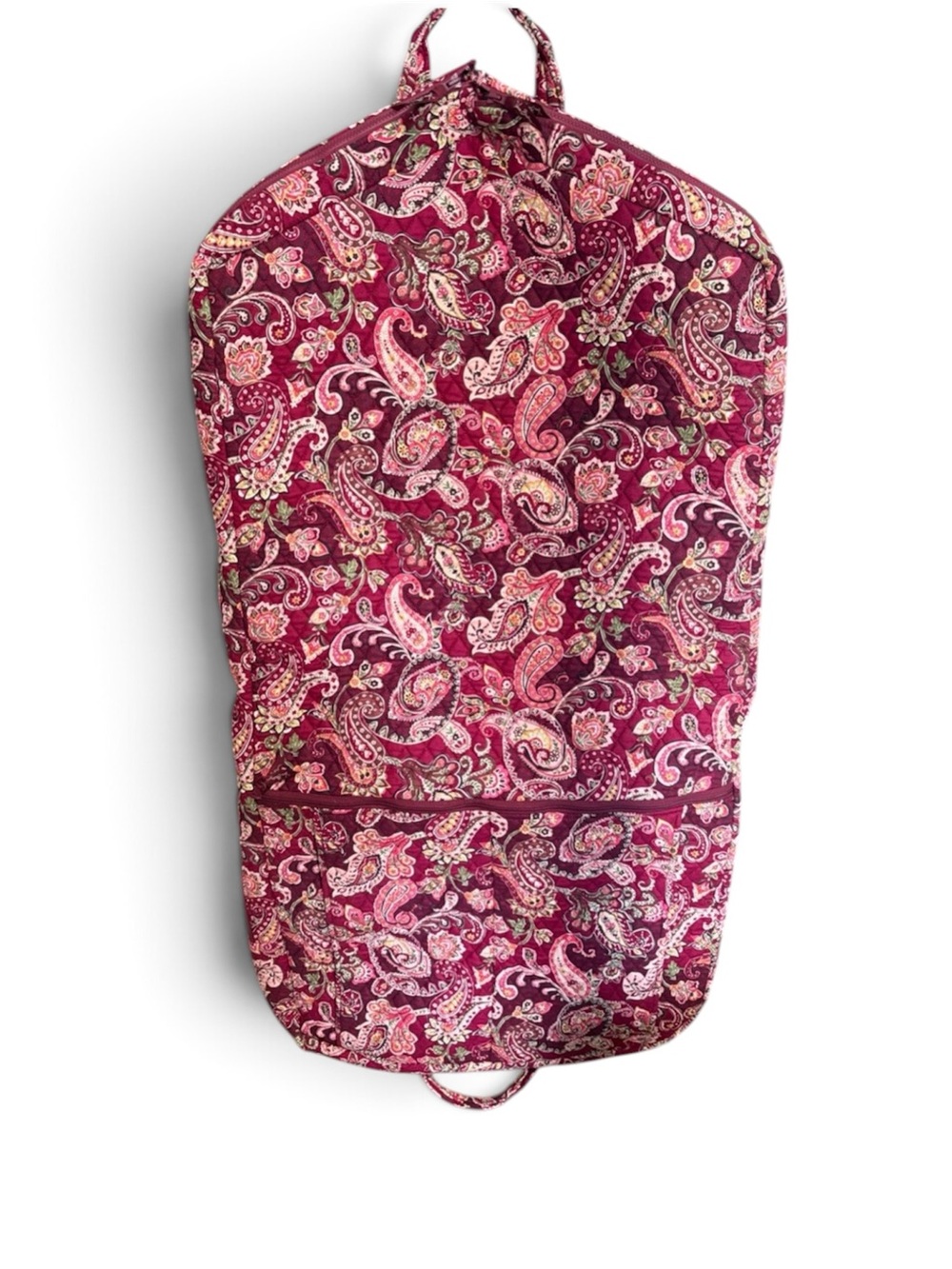 Retired Vera Bradley PICCADILLY PLUM Lg Hanging Garment Travel Bag 24" x 46"